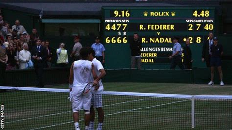 2008 Wimbledon Championships – Men's singles final.